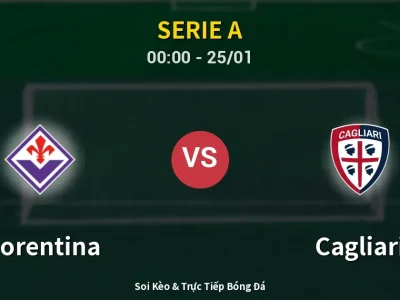 Kết Quả: Fiorentina 1-2 Cagliari – Highlight & Bàn Thắng | Serie A