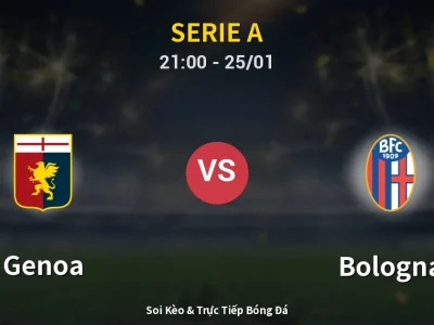 🔴 Trực Tiếp: Genoa 0-1 Bologna – Link Xem Serie A (Full HD)