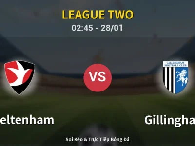Soi Kèo Cheltenham vs Gillingham – 02:45 28/01 | Nhận Định, Dự Đoán Tỷ Số