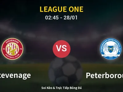Kết Quả: Stevenage 1-0 Peterborough – Highlight & Bàn Thắng | League One