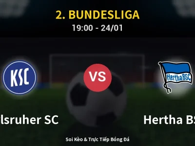 🔴 Trực Tiếp: Karlsruher SC 0-0 Hertha BSC – Link Xem 2. Bundesliga (Full HD)