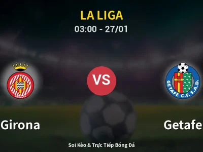 Kết Quả: Girona 1-1 Getafe – Highlight & Bàn Thắng | La Liga