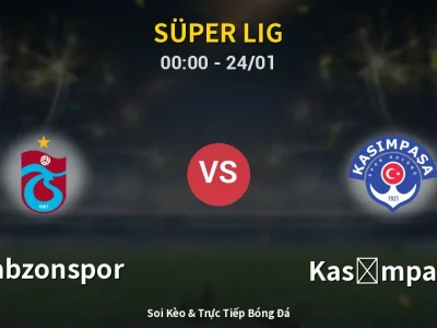 Kết Quả: Trabzonspor 2-1 Kasımpaşa – Highlight & Bàn Thắng | Süper Lig