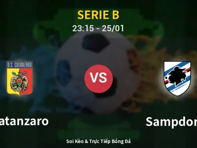 Soi Kèo Catanzaro vs Sampdoria – 23:15 25/01 | Nhận Định, Dự Đoán Tỷ Số