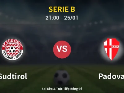 Soi Kèo Sudtirol vs Padova – 21:00 25/01 | Nhận Định, Dự Đoán Tỷ Số