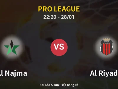 Soi Kèo Al Najma vs Al Riyadh – 22:20 28/01 | Nhận Định, Dự Đoán Tỷ Số