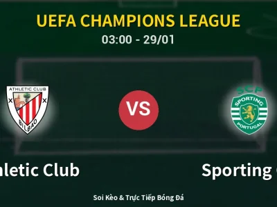 Kết Quả: Athletic Club 2-3 Sporting CP – Highlight & Bàn Thắng | UEFA Champions League