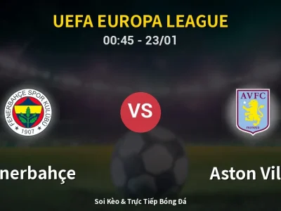 Kết Quả: Fenerbahçe 0-1 Aston Villa – Highlight & Bàn Thắng | UEFA Europa League