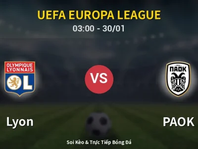 Kết Quả: Lyon 4-2 PAOK – Highlight & Bàn Thắng | UEFA Europa League