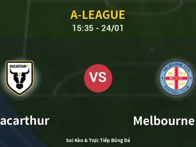 Kết Quả: Macarthur 6-2 Melbourne City – Highlight & Bàn Thắng | A-League