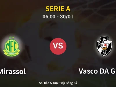Kết Quả: Mirassol 2-1 Vasco DA Gama – Highlight & Bàn Thắng | Serie A