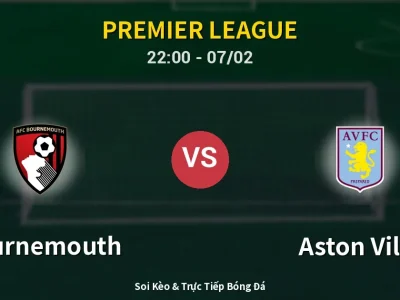 Soi Kèo Bournemouth vs Aston Villa – 22:00 07/02 | Nhận Định, Dự Đoán Tỷ Số