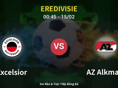 Kết Quả: Excelsior 1-2 AZ Alkmaar – Highlight & Bàn Thắng | Eredivisie