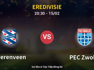 Kết Quả: Heerenveen 4-2 PEC Zwolle – Highlight & Bàn Thắng | Eredivisie