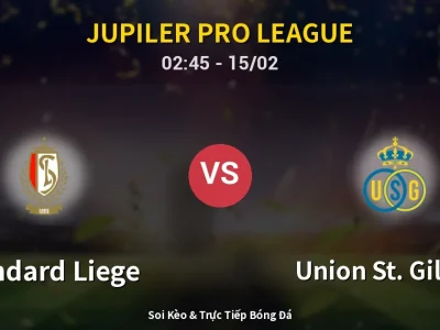 Kết Quả: Standard Liege 1-1 Union St. Gilloise – Highlight & Bàn Thắng | Jupiler Pro League