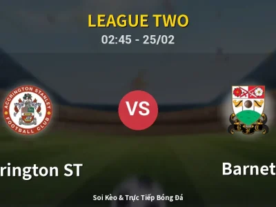 Kết Quả: Accrington ST 0-1 Barnet – Highlight & Bàn Thắng | League Two