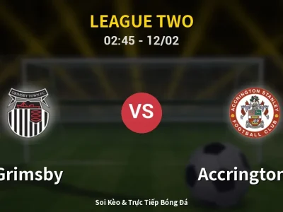 Kết Quả: Grimsby 1-0 Accrington ST – Highlight & Bàn Thắng | League Two