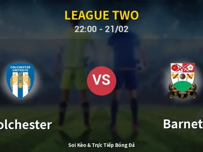 🔴 Trực Tiếp: Colchester 0-0 Barnet – Link Xem League Two (Full HD)