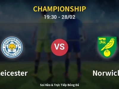 Soi Kèo Leicester vs Norwich – 19:30 28/02 | Nhận Định, Dự Đoán Tỷ Số