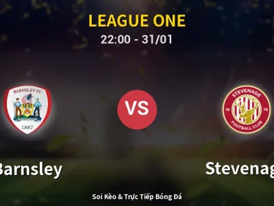 Soi Kèo Barnsley vs Stevenage – 22:00 31/01 | Nhận Định, Dự Đoán Tỷ Số