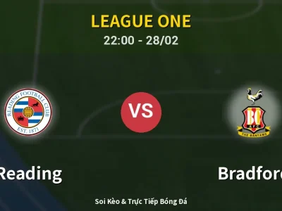 Soi Kèo Reading vs Bradford – 22:00 28/02 | Nhận Định, Dự Đoán Tỷ Số