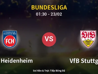 Kết Quả: 1. FC Heidenheim 3-3 VfB Stuttgart – Highlight & Bàn Thắng | Bundesliga