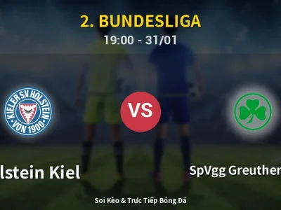Kết Quả: Holstein Kiel 1-2 SpVgg Greuther Fürth – Highlight & Bàn Thắng | 2. Bundesliga