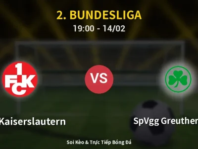 🔴 Trực Tiếp: 1. FC Kaiserslautern 1-0 SpVgg Greuther Fürth – Link Xem 2. Bundesliga (Full HD)