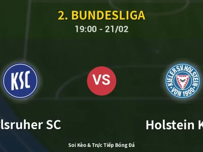Kết Quả: Karlsruher SC 3-1 Holstein Kiel – Highlight & Bàn Thắng | 2. Bundesliga
