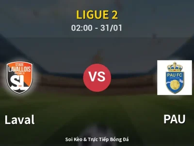 Kết Quả: Laval 0-1 PAU – Highlight & Bàn Thắng | Ligue 2