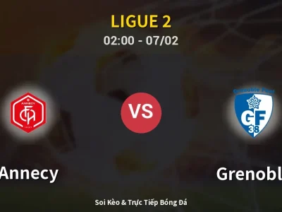Kết Quả: Annecy 1-1 Grenoble – Highlight & Bàn Thắng | Ligue 2