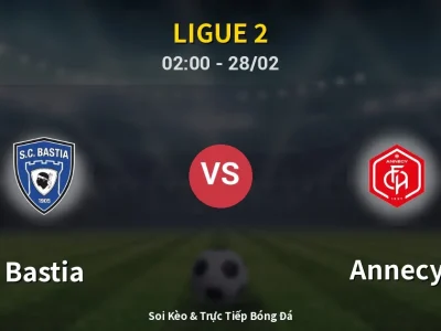 Kết Quả: Bastia 0-2 Annecy – Highlight & Bàn Thắng | Ligue 2