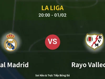 🔴 Trực Tiếp: Real Madrid 1-0 Rayo Vallecano – Link Xem La Liga (Full HD)