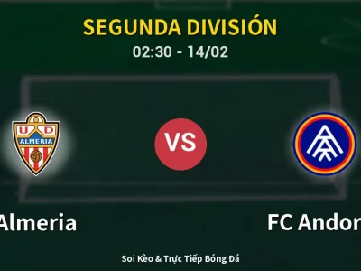 Kết Quả: Almeria 3-2 FC Andorra – Highlight & Bàn Thắng | Segunda División