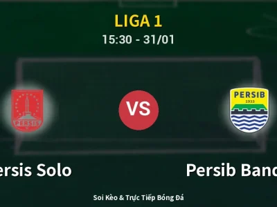 Kết Quả: Persis Solo 0-1 Persib Bandung – Highlight & Bàn Thắng | Liga 1