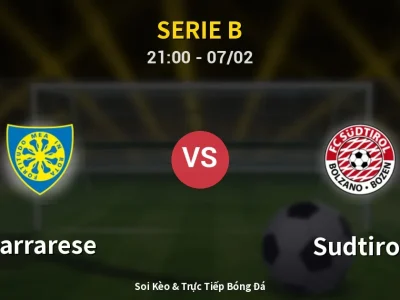 Soi Kèo Carrarese vs Sudtirol – 21:00 07/02 | Nhận Định, Dự Đoán Tỷ Số