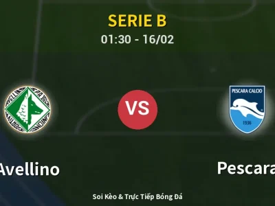 Kết Quả: Avellino 0-1 Pescara – Highlight & Bàn Thắng | Serie B