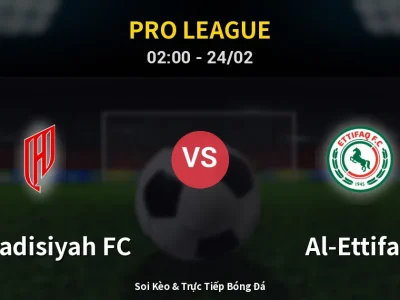 Kết Quả: Al-Qadisiyah FC 4-0 Al-Ettifaq – Highlight & Bàn Thắng | Pro League