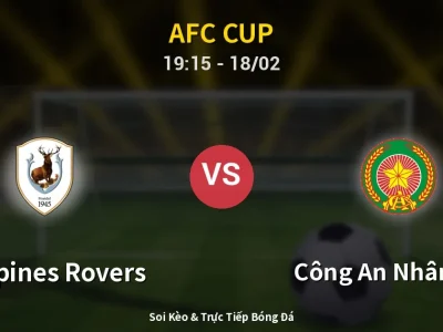 🔴 Trực Tiếp: Tampines Rovers 2-0 Công An Nhân Dân – Link Xem AFC Cup (Full HD)