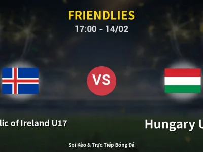 Soi Kèo Republic of Ireland U17 vs Hungary U17 – 17:00 14/02 | Nhận Định, Dự Đoán Tỷ Số