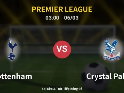 Kết Quả: Tottenham 1-3 Crystal Palace – Highlight & Bàn Thắng | Premier League
