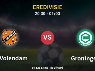 Kết Quả: FC Volendam 3-2 Groningen – Highlight & Bàn Thắng | Eredivisie