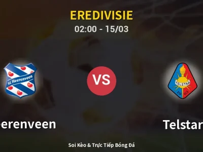 Kết Quả: Heerenveen 3-0 Telstar – Highlight & Bàn Thắng | Eredivisie