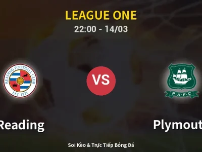 Soi Kèo Reading vs Plymouth – 22:00 14/03 | Nhận Định, Dự Đoán Tỷ Số