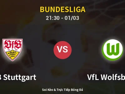 🔴 Trực Tiếp: VfB Stuttgart 3-0 VfL Wolfsburg – Link Xem Bundesliga (Full HD)