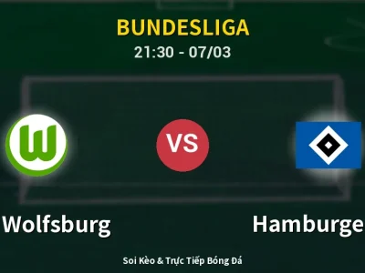🔴 Trực Tiếp: VfL Wolfsburg 0-0 Hamburger SV – Link Xem Bundesliga (Full HD)