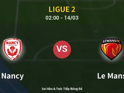 Kết Quả: Nancy 2-4 Le Mans – Highlight & Bàn Thắng | Ligue 2