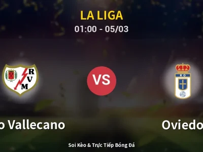 Kết Quả: Rayo Vallecano 3-0 Oviedo – Highlight & Bàn Thắng | La Liga