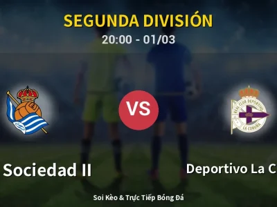 Kết Quả: Real Sociedad II 2-3 Deportivo La Coruna – Highlight & Bàn Thắng | Segunda División
