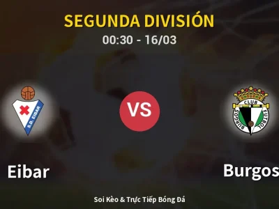 Kết Quả: Eibar 0-0 Burgos – Highlight & Bàn Thắng | Segunda División
